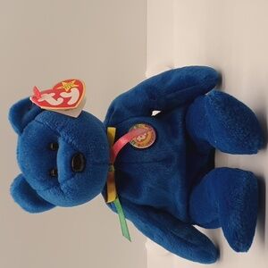 Ty Clubby -- 1998 Bear Beanie Baby w/ Tags